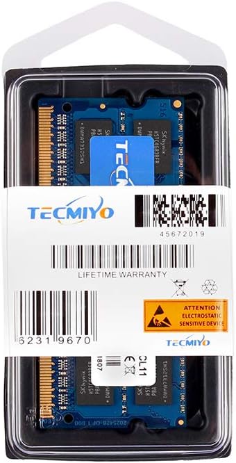 40% Off Discount TECMIYO DDR3L 1600MHZ SODIMM RAM 16GB Kit (2x8GB) ,DDR3 PC3L-12800S 204Pin Non ECC Unbuffered 1.35V/1.5V CL11 2RX8 Dual Rank for Laptop Notebook Computer Memory Module-Blue Review Discount TECMIYO DDR3L 1600MHZ SODIMM RAM 16GB Kit (2x8GB) ,DDR3 PC3L-12800S 204Pin Non ECC Unbuffered 1.35V/1.5V CL11 2RX8 Dual Rank for Laptop Notebook Computer Memory Module-Blue