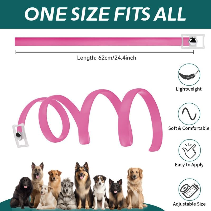 Collare Antipulci Woyamay Per Cani | 4 Pezzi | Protezione 8 Mesi | Resistente All'Acqua - Foto 4