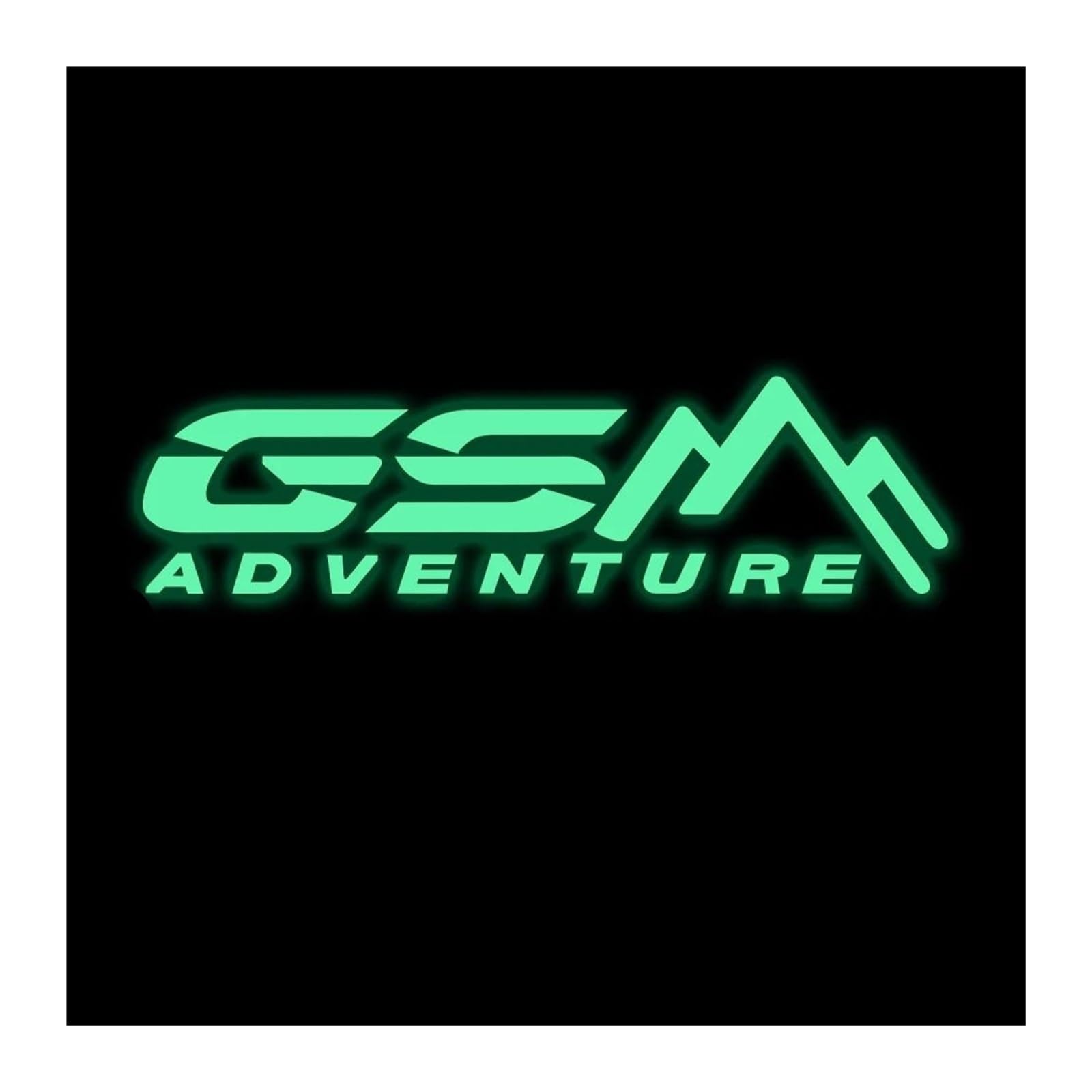 Decoration for BMW R1150GS R1200GS R1250GS GS1200 1200 1200GS 1250GS ADV Glow Stickers Waterproof Reflection Decals Decoration(Luminous Green)