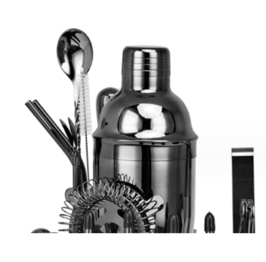 Cocktail Shaker Set Shaker per Cocktail Set Di Shaker Per Cocktail Da 20 Pezzi Kit Da Barista Con Ricetta Per Bevande Shaker Per Bevande Professionale In Acciaio Inossidabile Shaker Cocktail Set Cockt