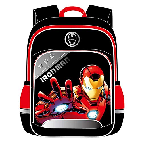 Lily her Friends: Mochila escolar para niños  diseño de cómic  Capitán América