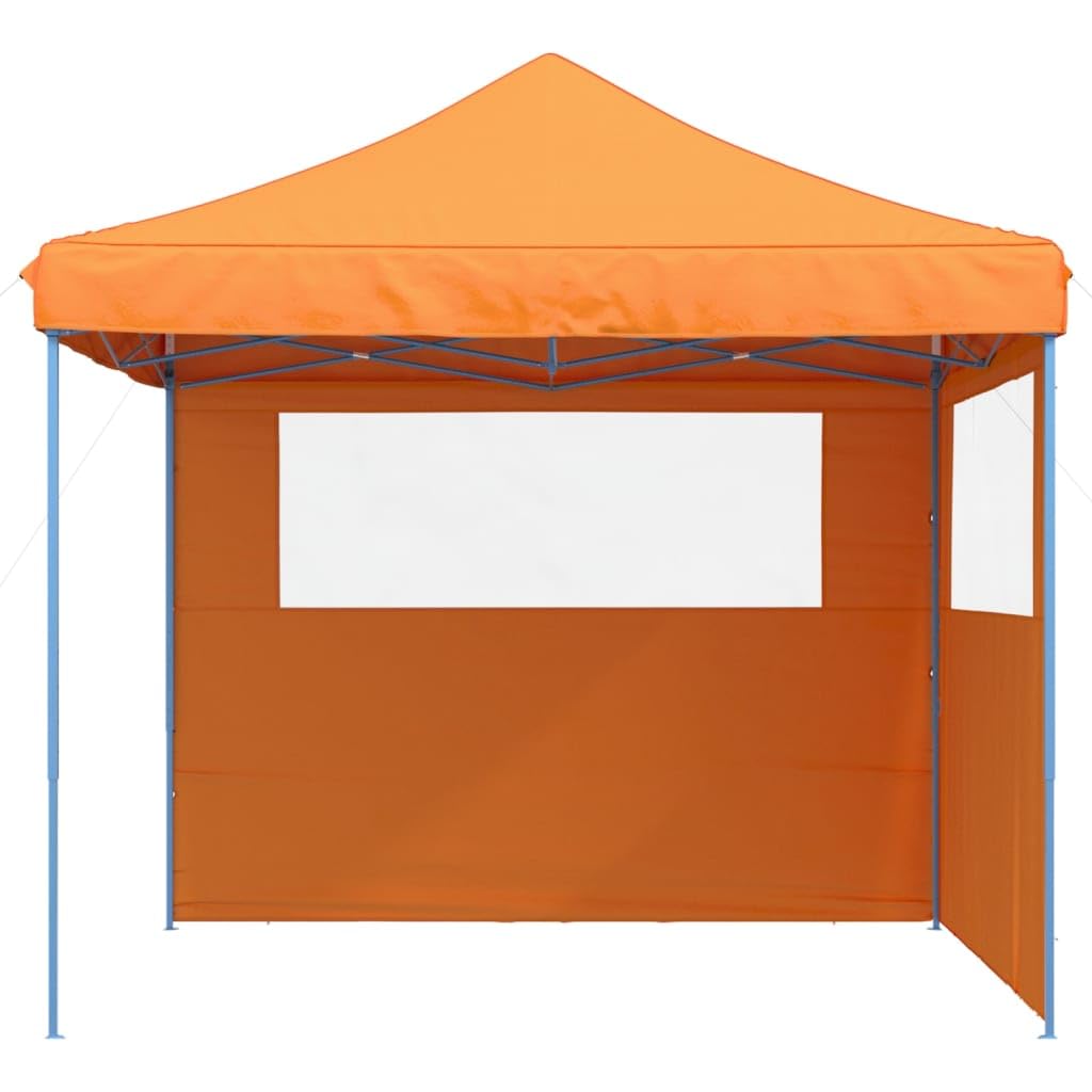 Carpa plegable para fiestas (3 x 3 m), color naranja