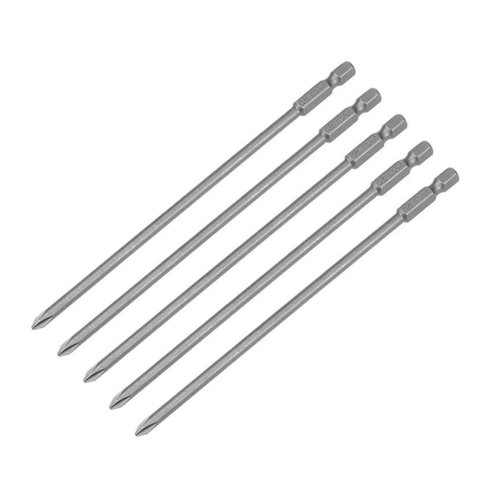 5 embouts de tournevis électriques à tige hexagonale de 100 mm et 150 mm