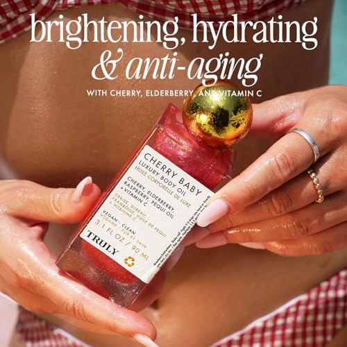 Image of Truly Beauty Luxury Body Oil | Hydrating Shimmer Oil for Glowing Skin