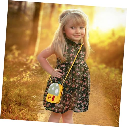1pc Boy Girl Mushroom Bag Cute Cartoon Change Purse for Boy Girl Light Green Shoulder Bag for Girls Boys for Snacks Keys Items3