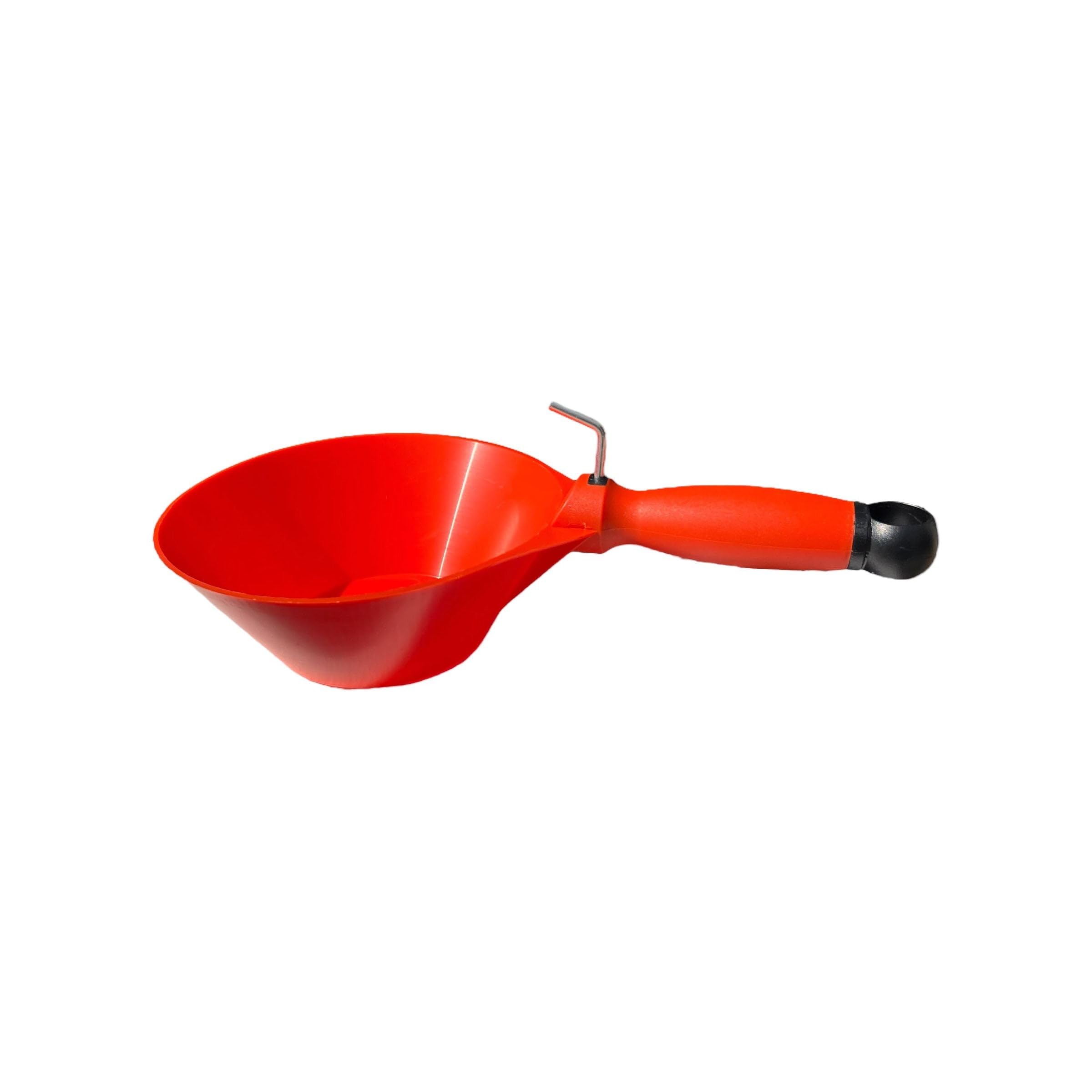 Skimflex Bucket Scoop Plaster Tools Â– 165Mm & 200Mm Flexible, Rigid, Galvanised & Curved Spatula Scoops With Cork Or Rubber Handle Â– Pan Style & Scraper Type For Render & Plaster (165Mm Rigid Pvc)