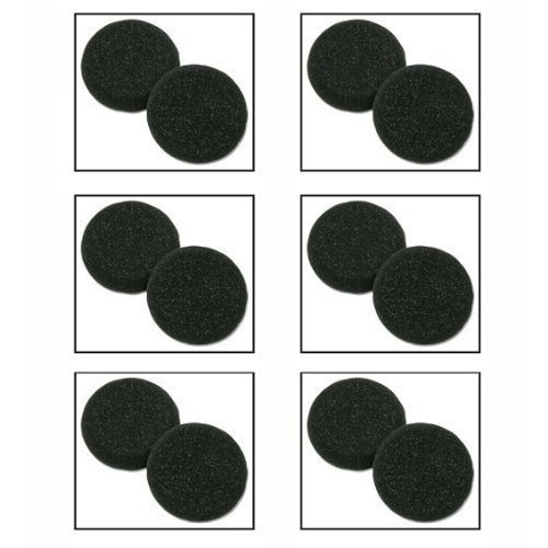 Plantronics (15729–05) 6-Pairs Embouts de Rechange en Mousse pour Earset/Casque?: H51, H51 N, H61, H61 N, H91, H91 N, H101, H101 N, SP04, SP05, Plx400, Plx500
