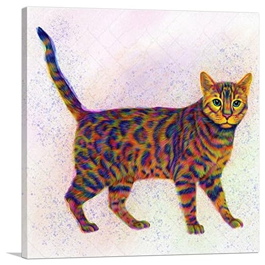 ARTCANVAS Bengal Cat Canvas Art