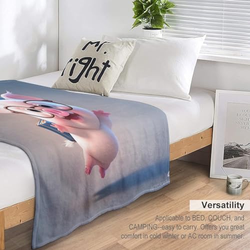 Couverture douillette cochon mignon cadeau idéal pour la famille
