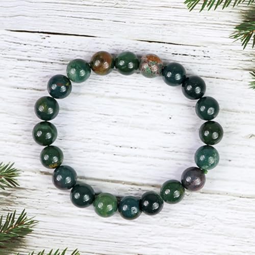 Image of Reiki Crystal Products Certified Natural Crystal Stone Round 10 mm Beads Bracelet for Men and Women | Reiki Charged Gemstone Jewellery Bracelet| Multiple Stone Variants Available