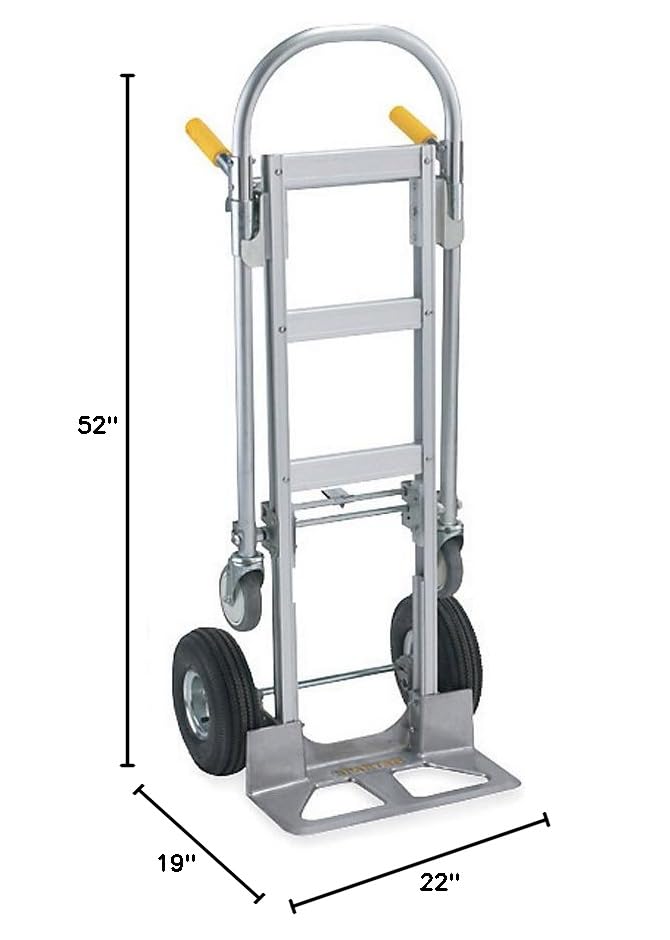 Carretilla aluminio 2 en 1 Wesco 220000 1000 lb carga miniatura 2