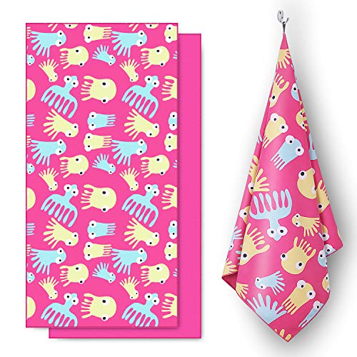 Your Choice Kids Microfiber Towel Sand Free Quick Dry Towel for Beach, Travel