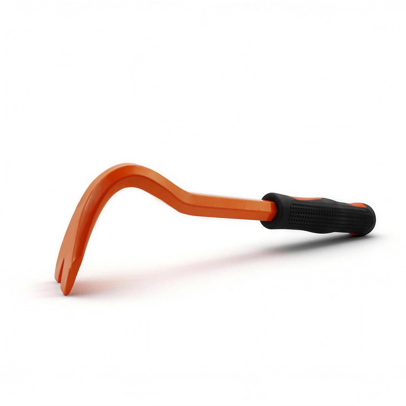 TOOLUTION Angled Pry Bar with Handle, Heavy Duty Cats Paw Nail Puller Tool, Nail Remover Tool Crowbar for Roofing Construction Carpenter