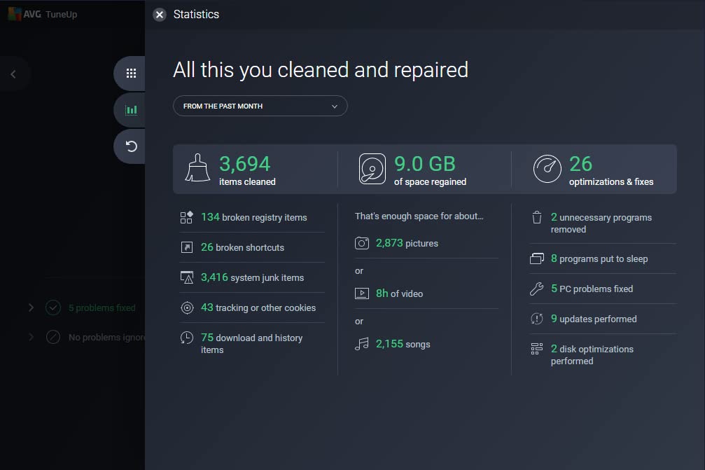 AVG TuneUp Unlimited 2026 | Für 10 Geräte | 1 Jahr | Junk-Dateien entfernen und das System beschleunigen | - für Windows, macOS, iOS und Android
