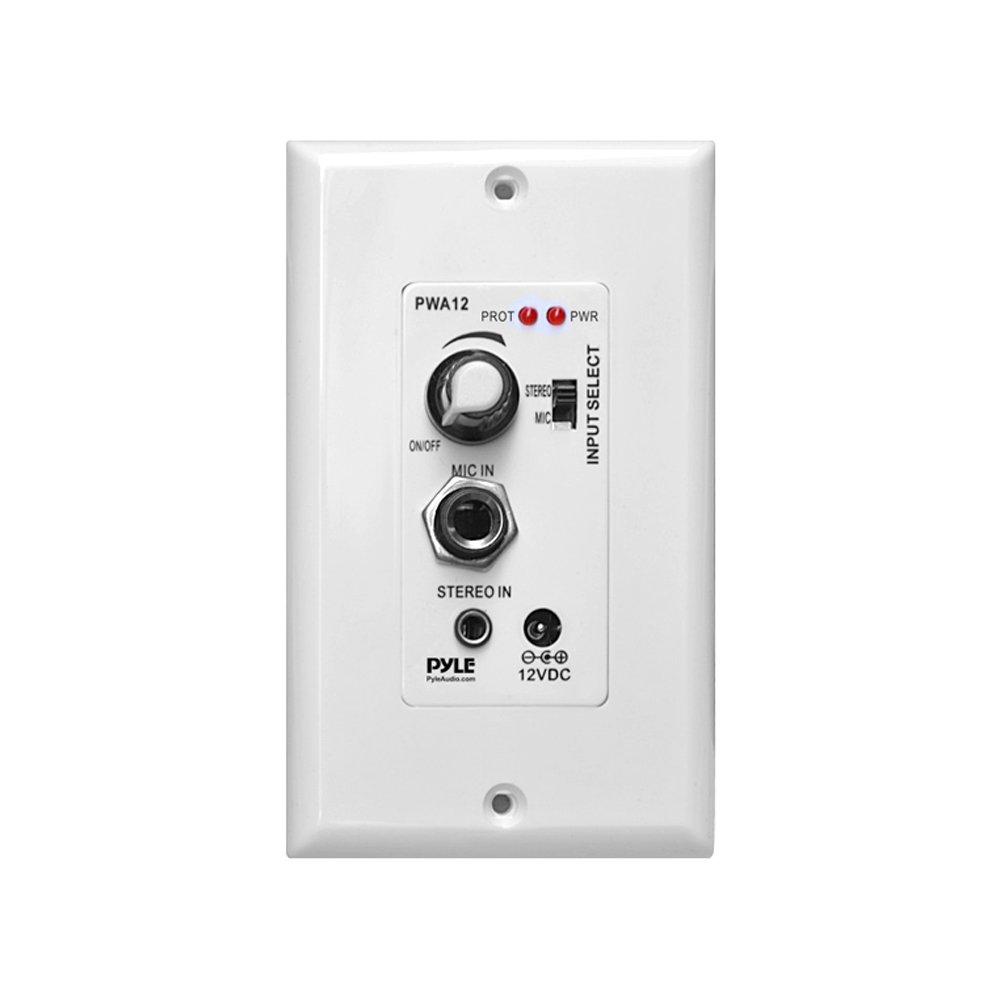 Buy Pyle InWall Audio Receiver, Wall Plate Sound Control Amplifier