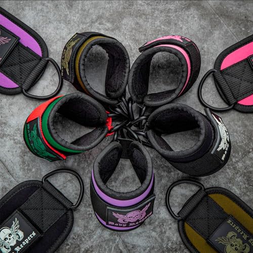 Correas de tobillo entrenamiento para ejercicios de glúteos mujer 6