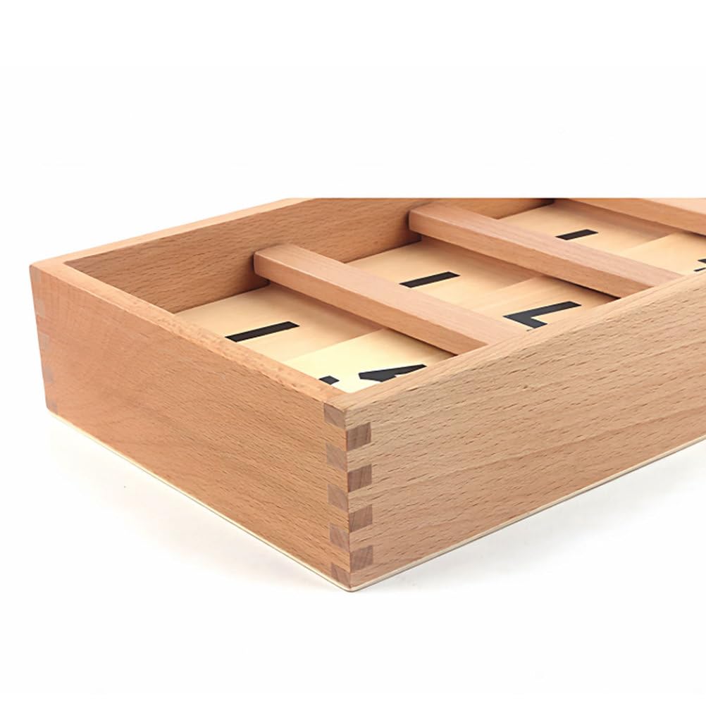 Montessori Seguin Brett Zahlen Lernspielzeug aus Holz, Vorschule Mathematik Zählen & Zahlen erkennen Lehrmittel