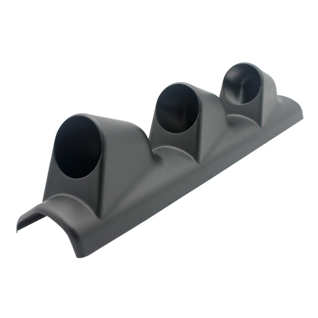 CarBole 52mm 3-Hole A-Pillar Gauge Pod Holder – Carbon Fiber Look, Universal Fit