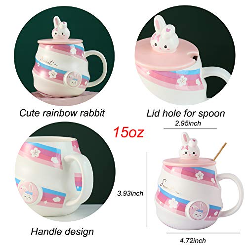 Taza de conejo kawaii con 50% de descuento, ahora $8.99