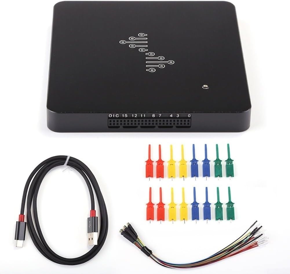 DSLogic U2Basic Logic Analyzer With 16 Channel 400M Sampling Rate And Integrated 256 Mbit Memory For Real-Time Digital Signal Acquisition, 100MHz Bandwidth High-Speed Protocol Analysis