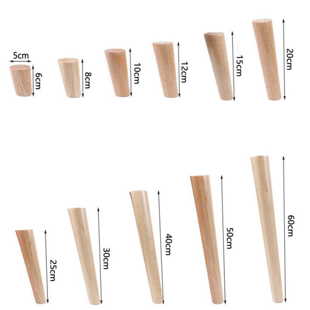 Furniture Feet Solid wood tapered, oak coffee table legs support feet