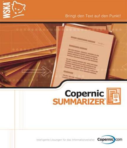 Preisvergleich Produktbild Copernic Summarizer 2.0