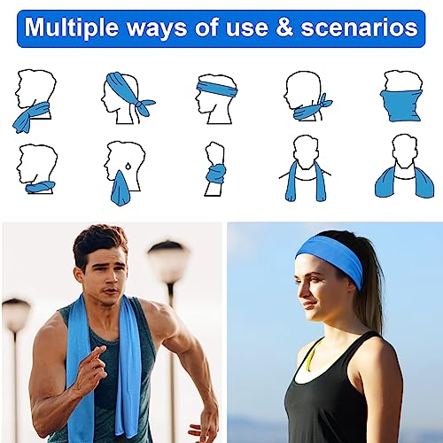 Sukeen 4PCS Asciugamano Rinfrescante (100x30cm)