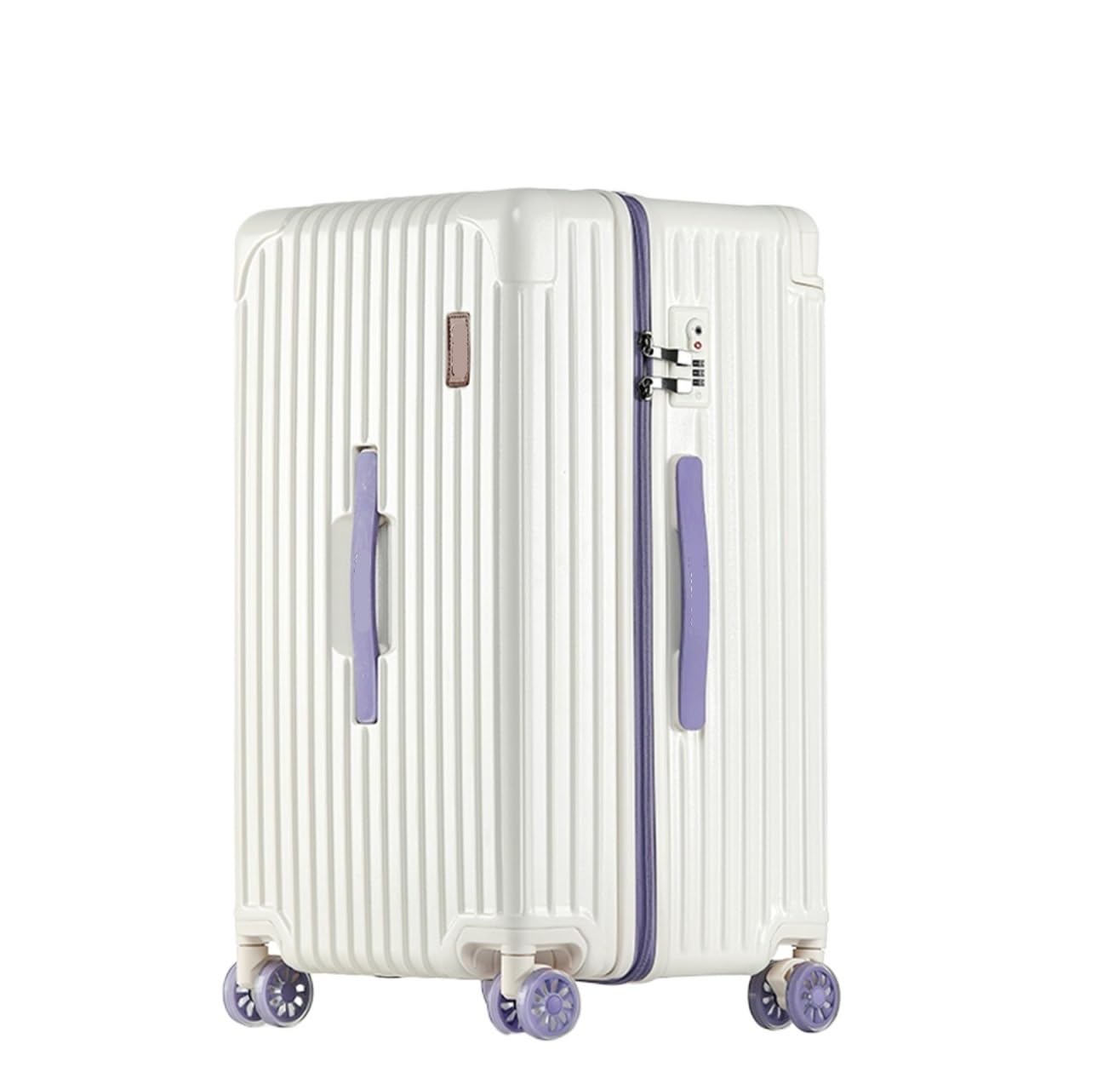 Walizka Szeroka Torba Na Kółkach O Dużej Pojemności Dla Studentów Bagaż Podręczny(White,24inch)