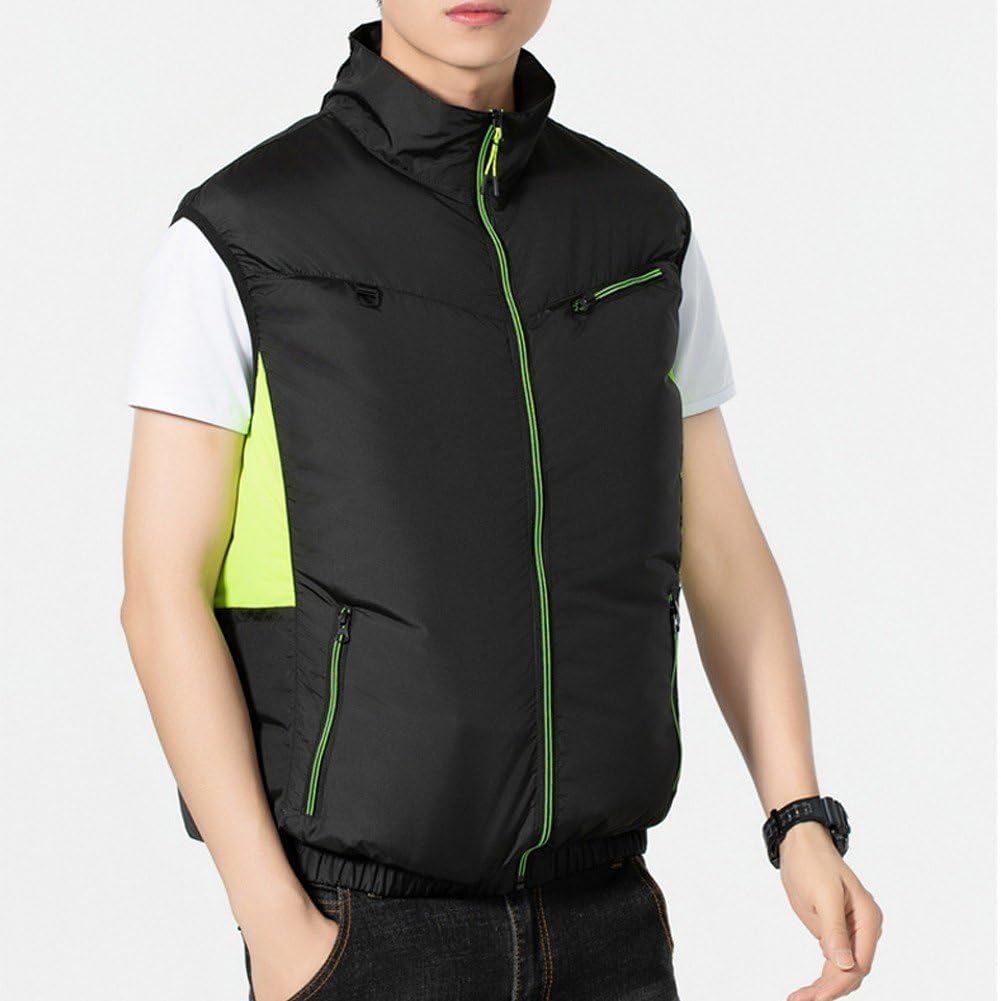 Chaleco De Refrigeración con Ventiladores De Aire Acondicionado para Hombres Y Mujeres, Chaleco Ligero De Secado Rápido con Ventilador De Refrigeración, Ropa De Trabajo para Viajes