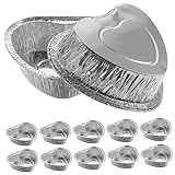 DOITOOL 100 Piezas Moldes para Cupcakes de Aluminio Compactos Vasitos Pequeños para Postres y Pudding Tazas Horno con Excelente Conductividad Térmica Aptos para Hogar y Catering