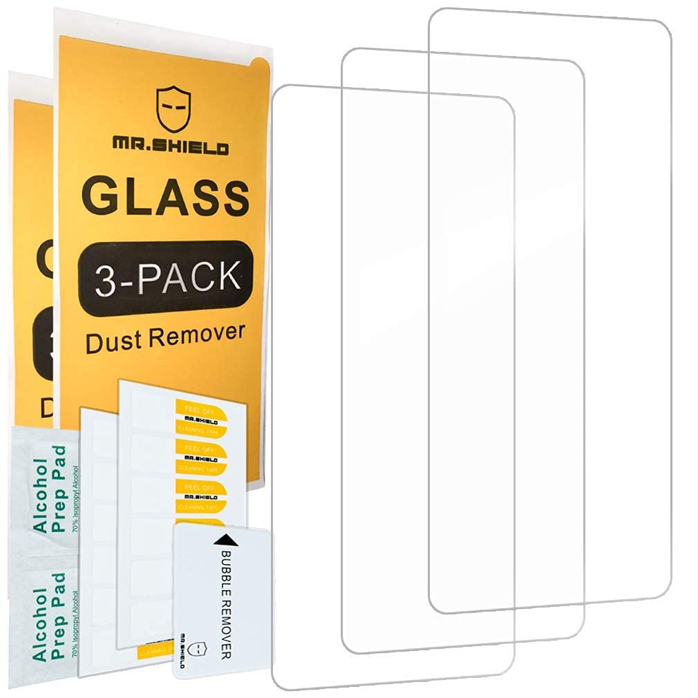 [3-Pack]-Mr.Shield for OnePlus 8T+ 5G / OnePlus 8 Plus 5G [Tempered Glass] [Japan Glass with 9H Hardness] Screen Protector with Lifetime Replacemet