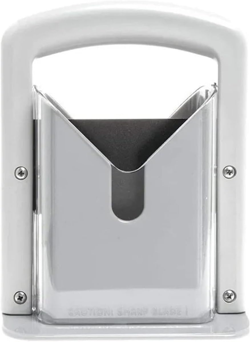 Bagel Guillotine Slicer Toast Bread Kitchen Baking Tools Cutter Cuisine Gadgets(White)