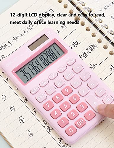 Calculadora de 12 dígitos portátil para resolver exámenes de contabilidad sin fallos 4