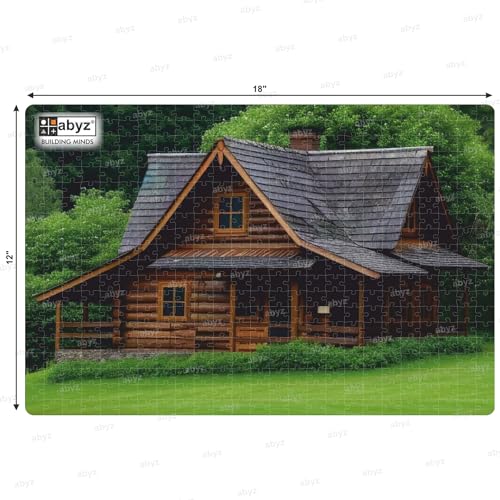 Image of ABYZ Wooden Jigsaw Puzzle - Meadowwood Cottage Playset for Fun Educational & Little Explorers, 500-Pieces Multicolor | Birthday Gift for (7 Plus Years) Age Kids.