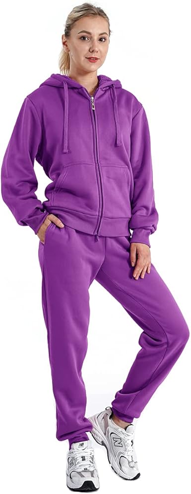 Light purple velour tracksuit Clearance