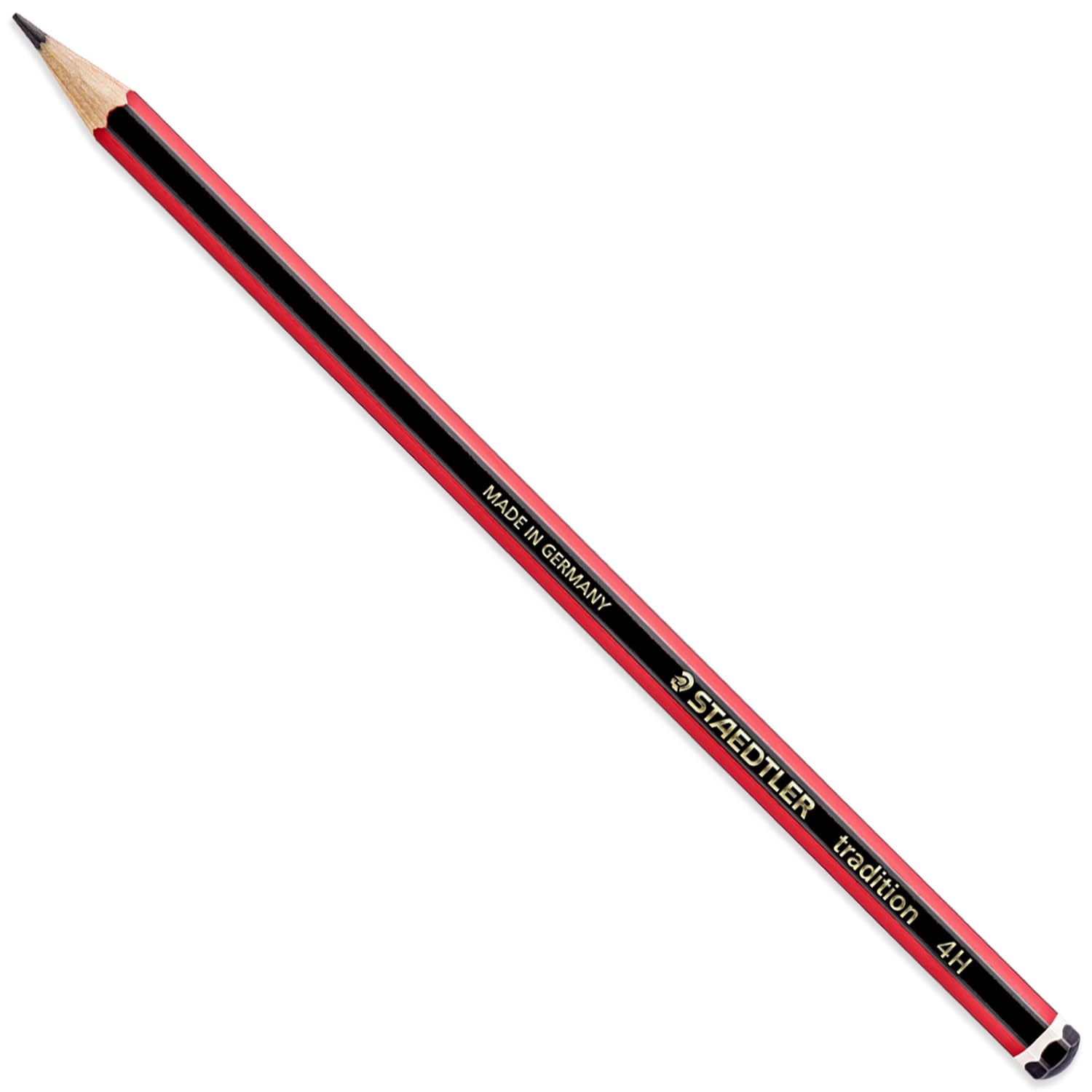 STAEDTLER Tradition Pencil - Drawing Sketching Art - Pack of 10 Pencils - Grade 4H, Black - Image 2