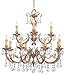 Etta 12 Light Clear Swarovski Strass Crystal Chandelier
