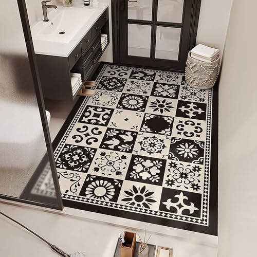 Lukery Absorbent Bath Mats, Extra Large Diatom Mud Bathroom 