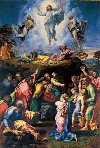 Impression Tableaux la Transfiguration de Raphaël Toile Haute Définition 60x90