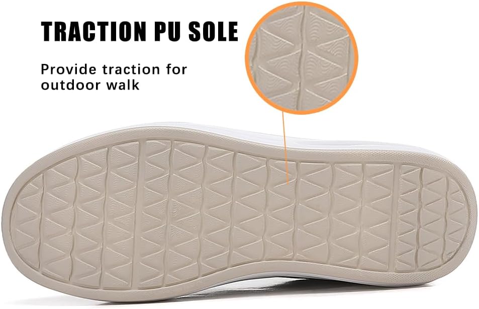 Oude Sneakers for Women Comfortable | Shoes for Women Traveling | 2 Inch Air Cushion Rocker Bottom - Image 8