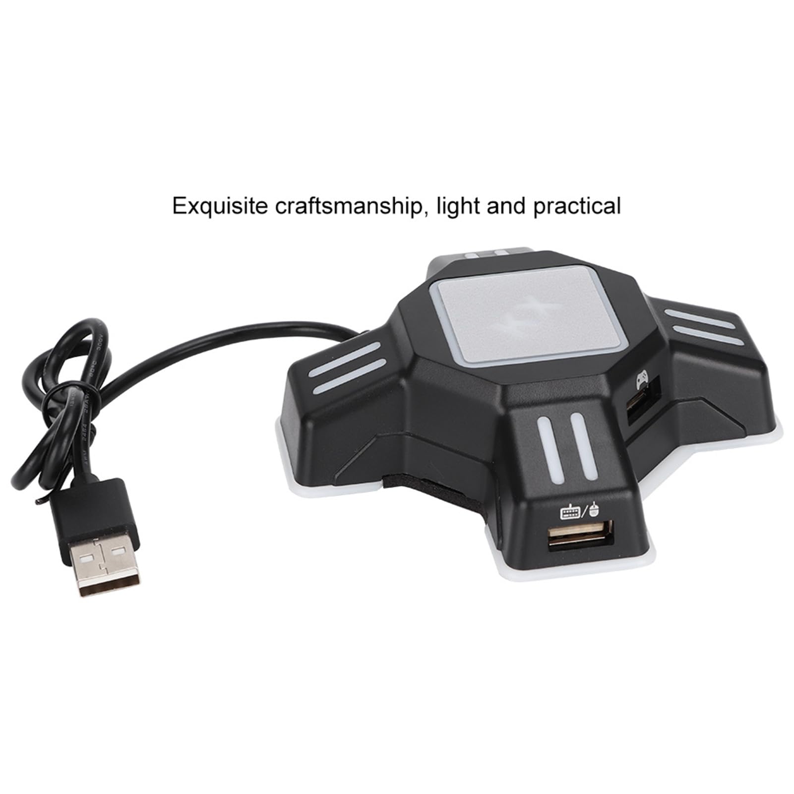 Hakeeta Convertisseur de contrôleur Adaptateur, Souris et Clavier Convertisseur avec Interface USB pour PS4 / PS4 Pro / PS4 Slim/XBOXOne/XBOXOne S/XBOXOne X / PS3 / PS3 Slim/Switch