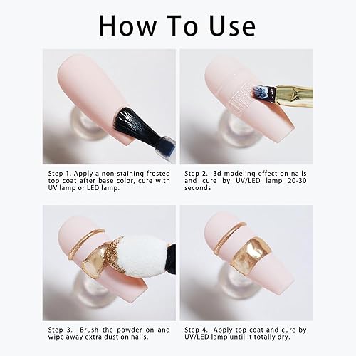 Miniatura 6 de Arte de uñas de gel 3D transparente sólido constructor de uñas gel 3d escultura arte multifuncional 3d moldeado salón hogar bricolaje