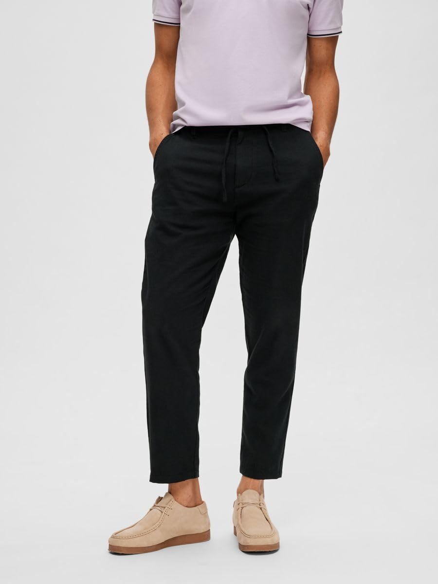 Selected Homme Selected Chinohose SLH172-SLIMTAPE BRODY LINEN PANT NOOS Baumwollmischung – Bild 2