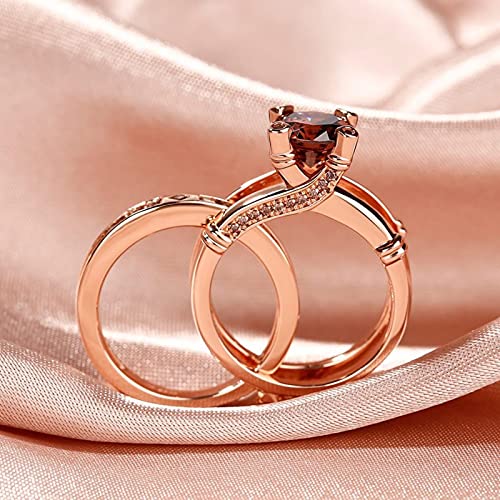 Image of Jeulia Diamond Band Rings for Women cz Sterling Silver Interchangeable Ring Sets Wedding Engagement Anniversary Promise Ring Bridal Sets