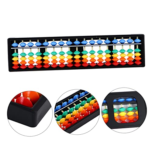 LALADEFIEE 1pc Abacus Number Math Educational Toys Math Toys Kit Arithmetic Educational Counting Toys Chinese Bead Maze for 1-3 Counting Math Manipulatives Mini Toy Boulier Abs