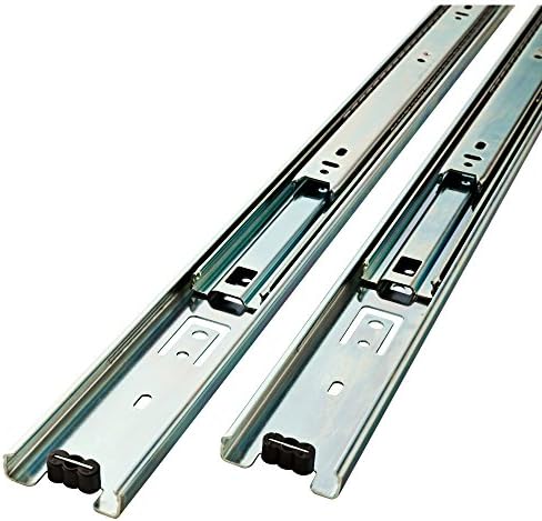 Liberty Hardware D80622C-ZP-W 22-Inch Ball Bearing Drawer Slides
