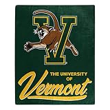 Northwest NCAA Vermont Catamounts Unisex-Adult Raschel Throw Blanket, 50' x 60', Signature