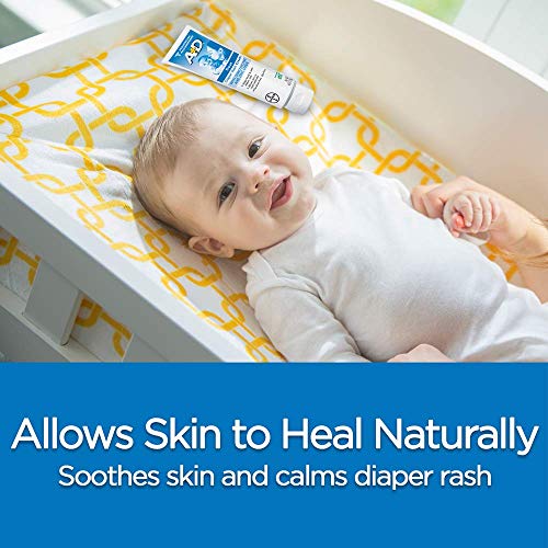 Zinc Oxide Diaper Rash Treatment Cream, Dimenthicone 1%, Zinc Oxide 10%, Easy Spreading Baby Skin Care, 4 Ounce Tube (2 Pack) - Thumbnail 5