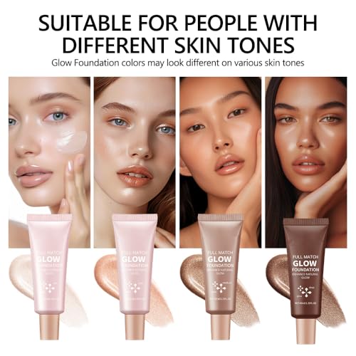 Loske Full Match Glow Foundation, Enhance Foundation Natural Glow, Professional Coverage For A Flawless Look thumb #6