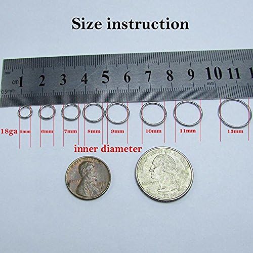 1Pair 16G 18G Hinged Clicker Segment Septum Lip Nose Hoop Rings Helix Daith Cartilage Tragus Body Piercing jewelry